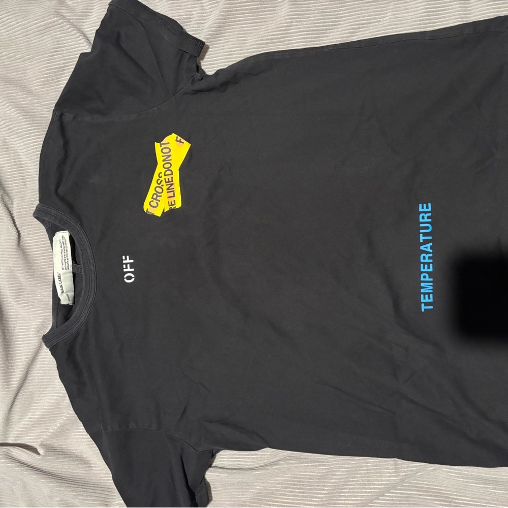 Off-White Black Graphic Tee